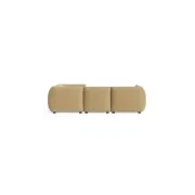 Muro Closed Chaise Sofa - Silas Honey gallery detail image