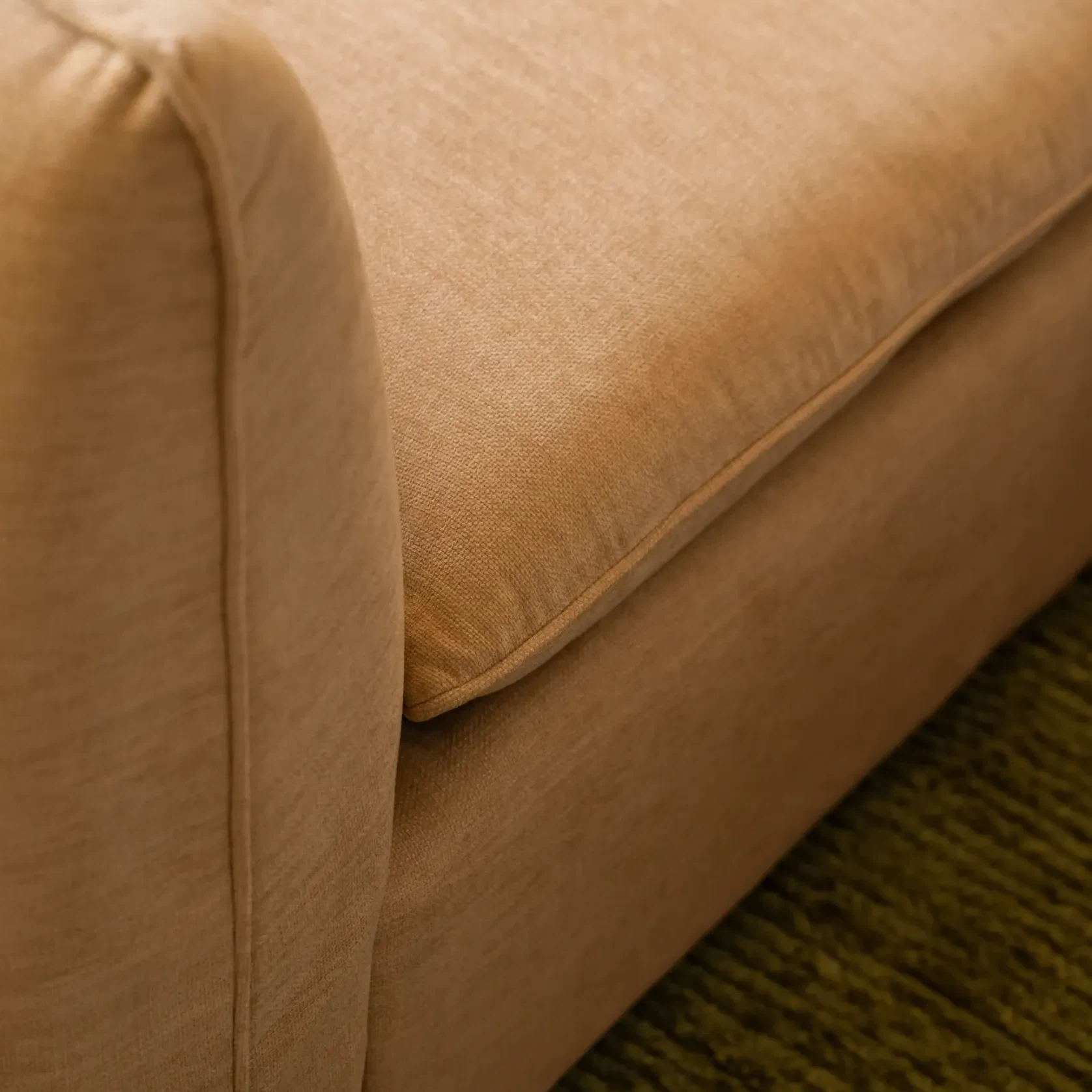 Muro Large Corner Sofa - Silas Honey gallery detail image