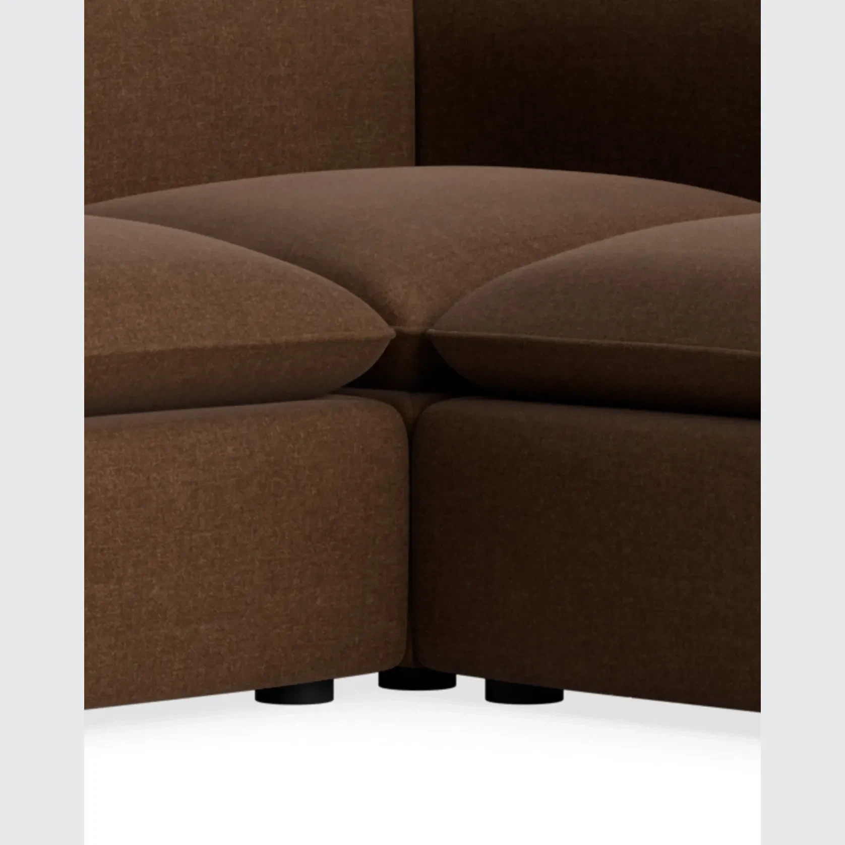 Muro Corner Sofa - Fossil Chocolate gallery detail image