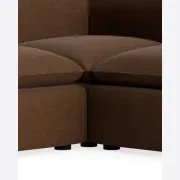 Muro Corner Sofa - Fossil Chocolate gallery detail image