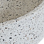 Terrazzo Grey 'Sol' round concrete basin 390mm gallery detail image