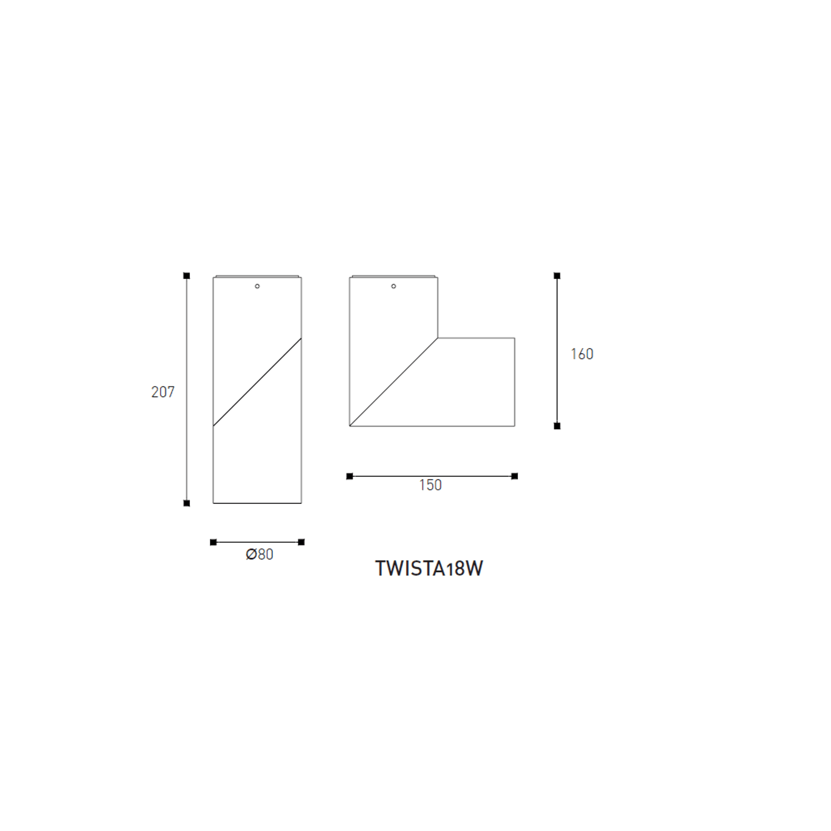 Twisty Can Light gallery detail image