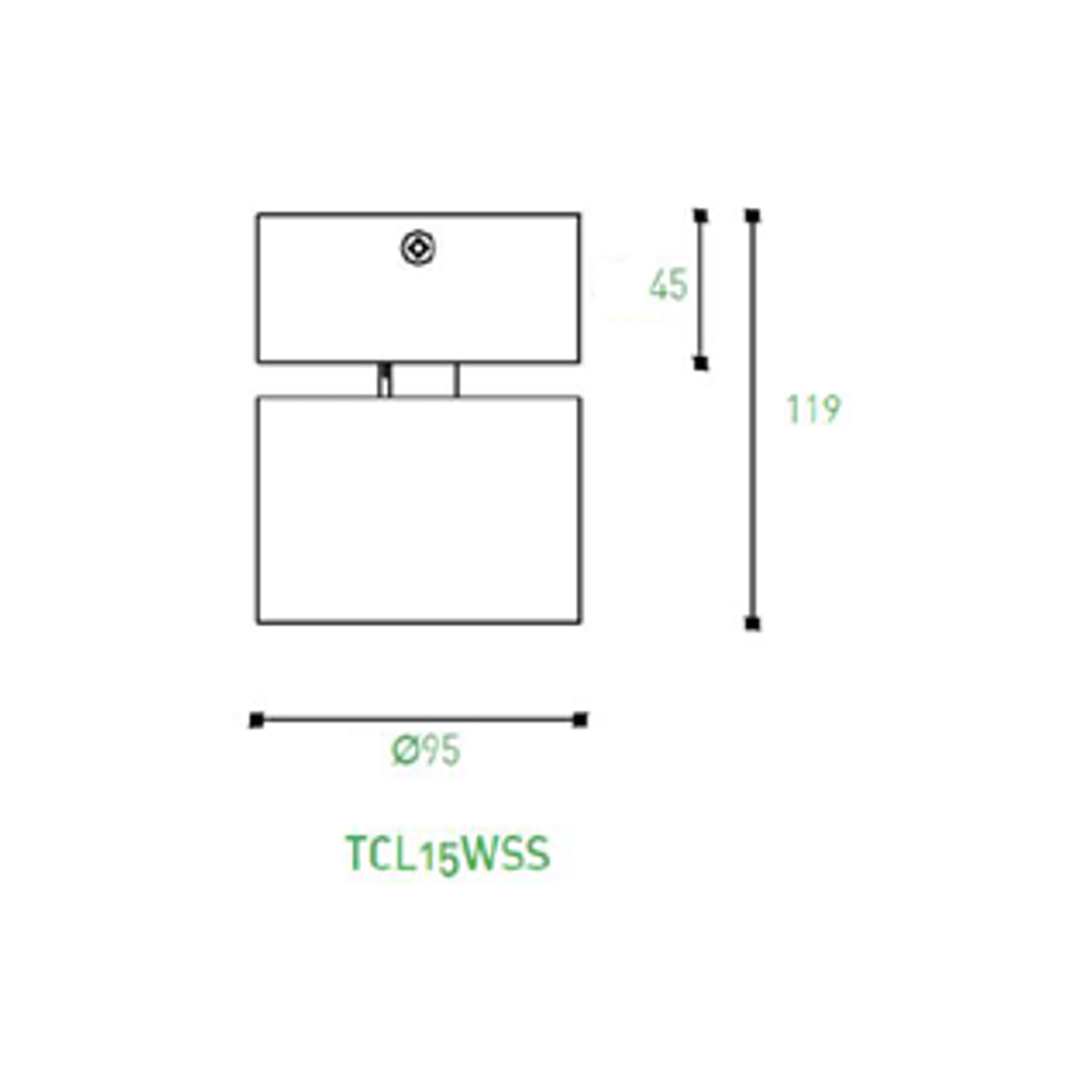 Omni Directional Can Light Surface Mounted Short gallery detail image