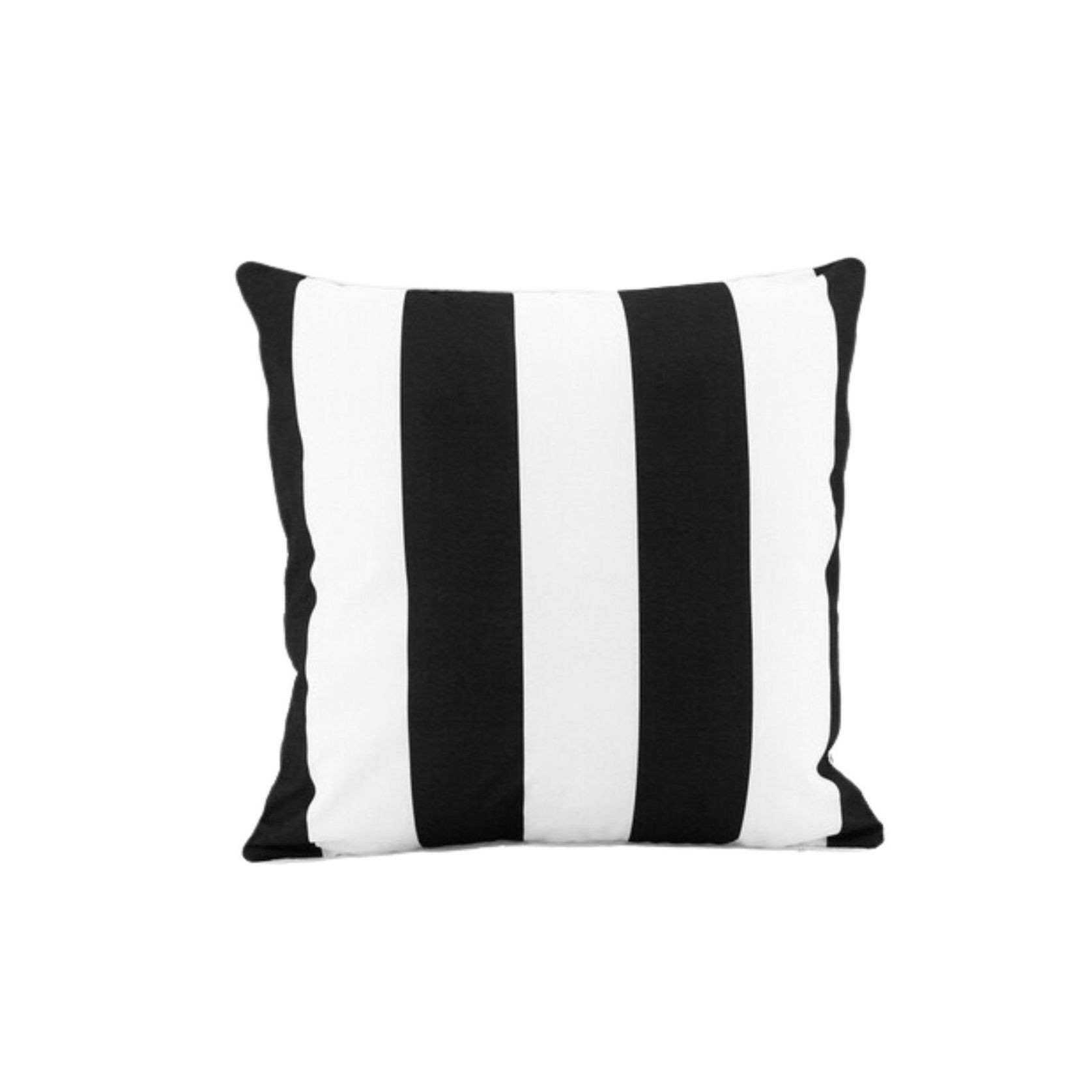 Black Stripe Outdoor Cushion 50x50cm (in store only) gallery detail image