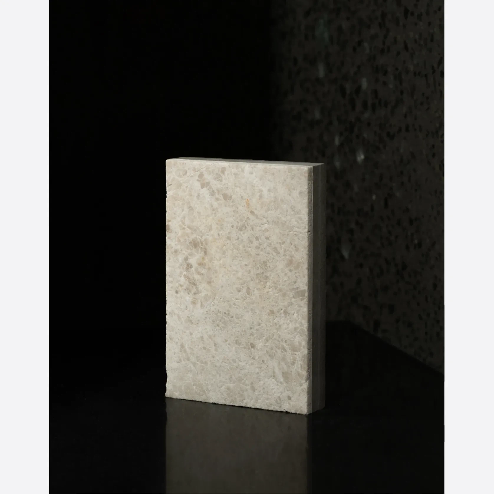 Vanillish Dark Leathered Marble Porcelia gallery detail image