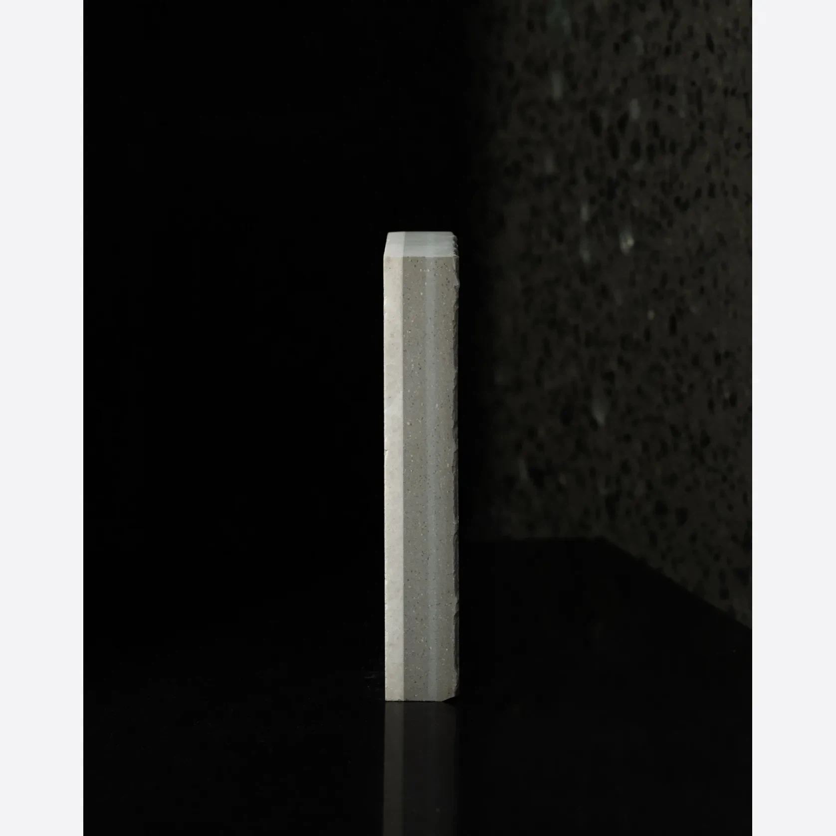 Vanillish Dark Sandblasted Marble Porcelia gallery detail image