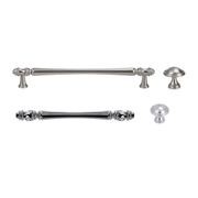 Hampton Style Kitchen Handles Toorak Nickel/Chrome gallery detail image