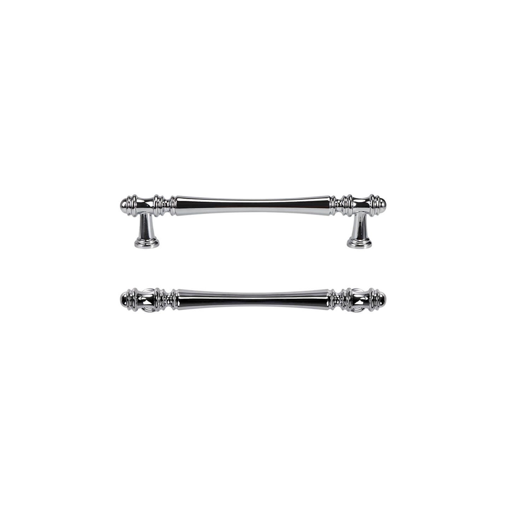 Hampton Style Kitchen Handles Toorak Nickel/Chrome gallery detail image