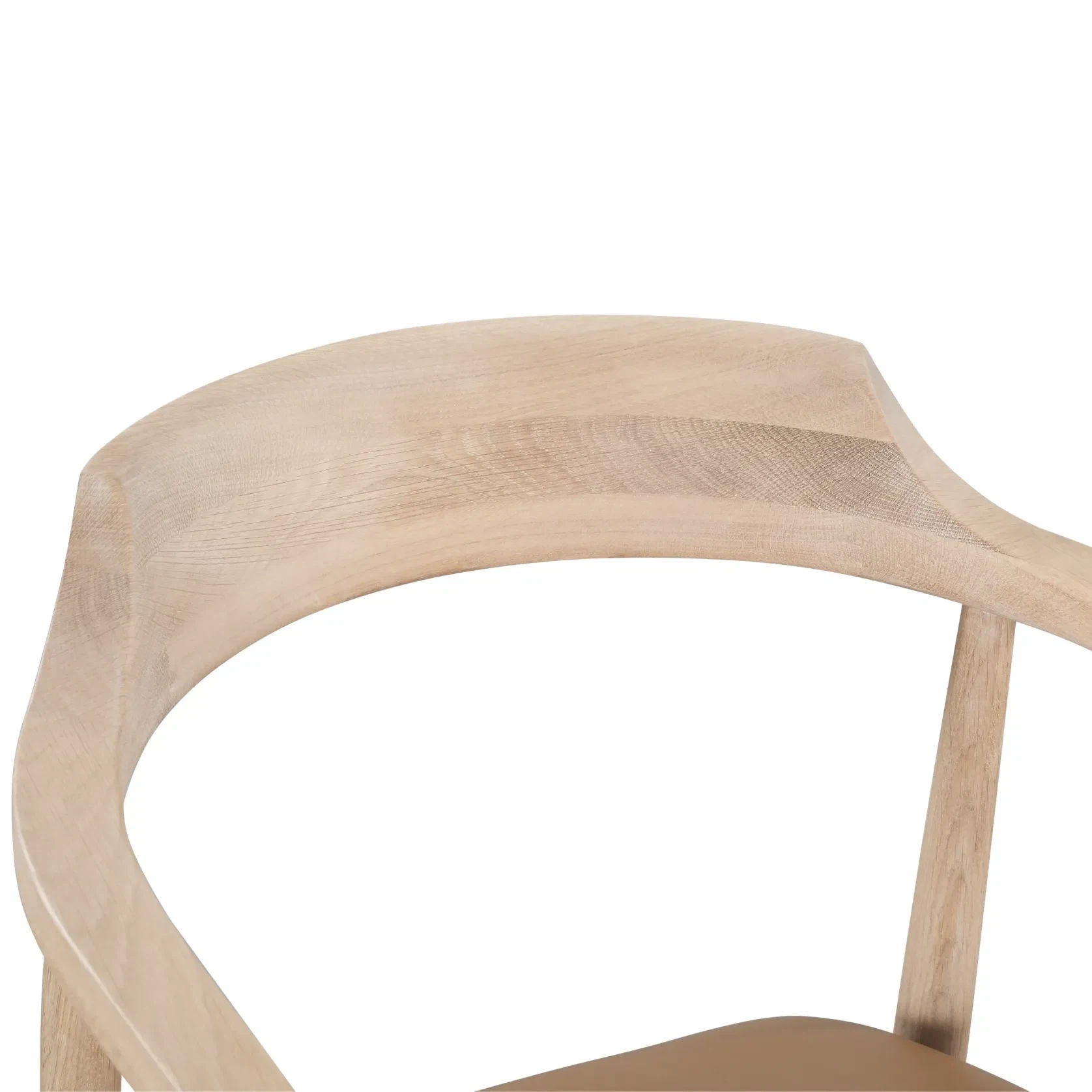 Profile Bar Stool 65cm - Oak / Tan Leather gallery detail image
