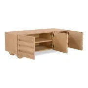 Flow Entertainment Unit 120cm - Oak gallery detail image