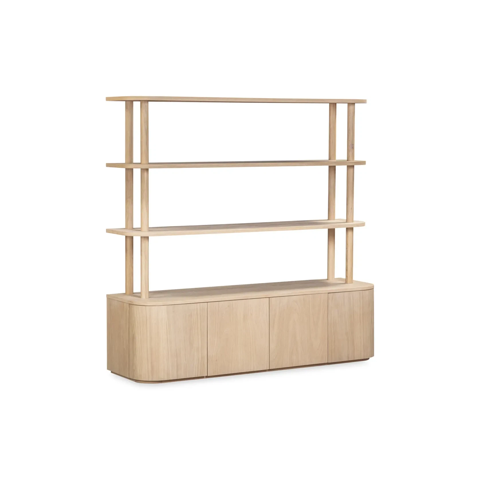 Breeze Shelving Unit Large - Oak gallery detail image