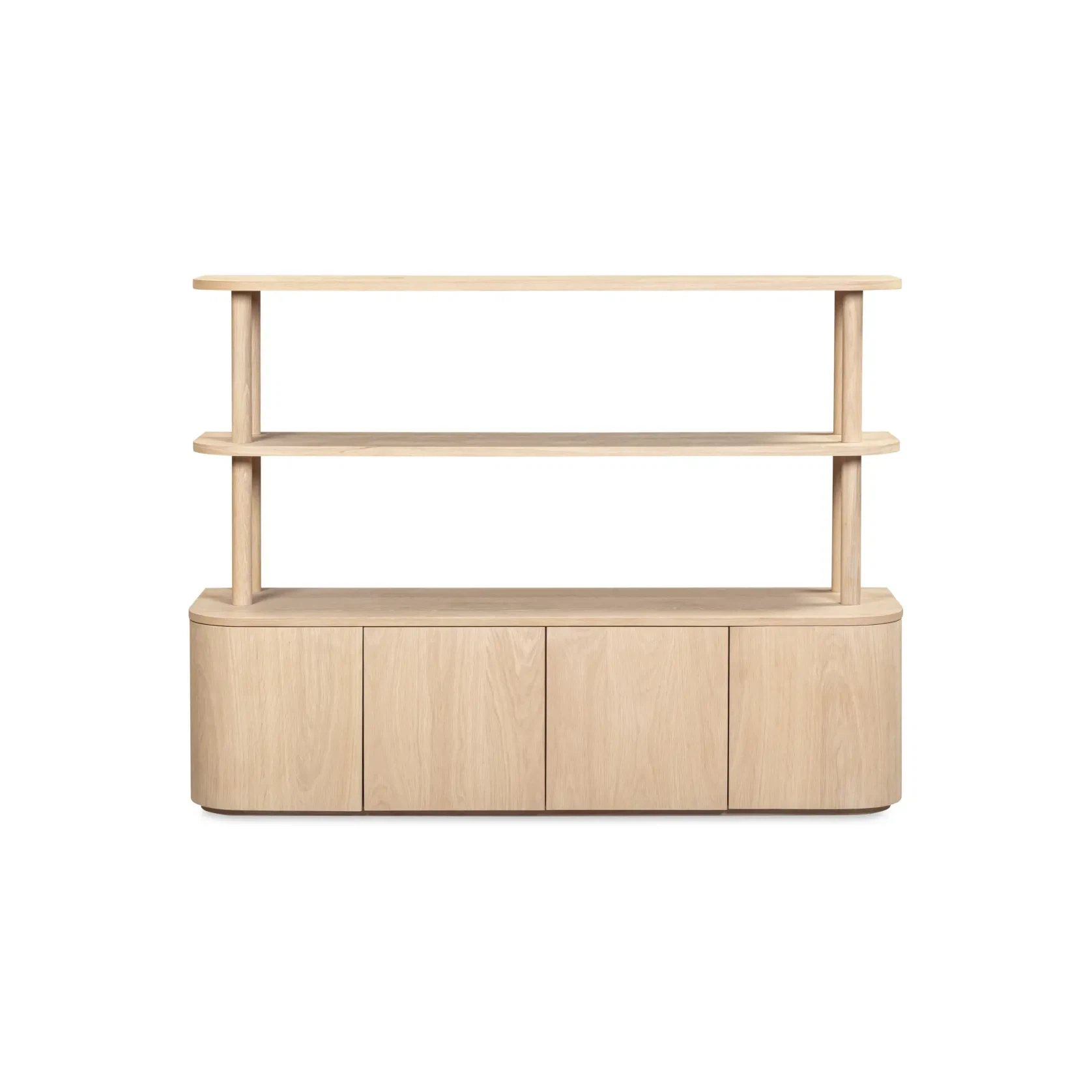 Breeze Shelving Unit Medium - Oak gallery detail image