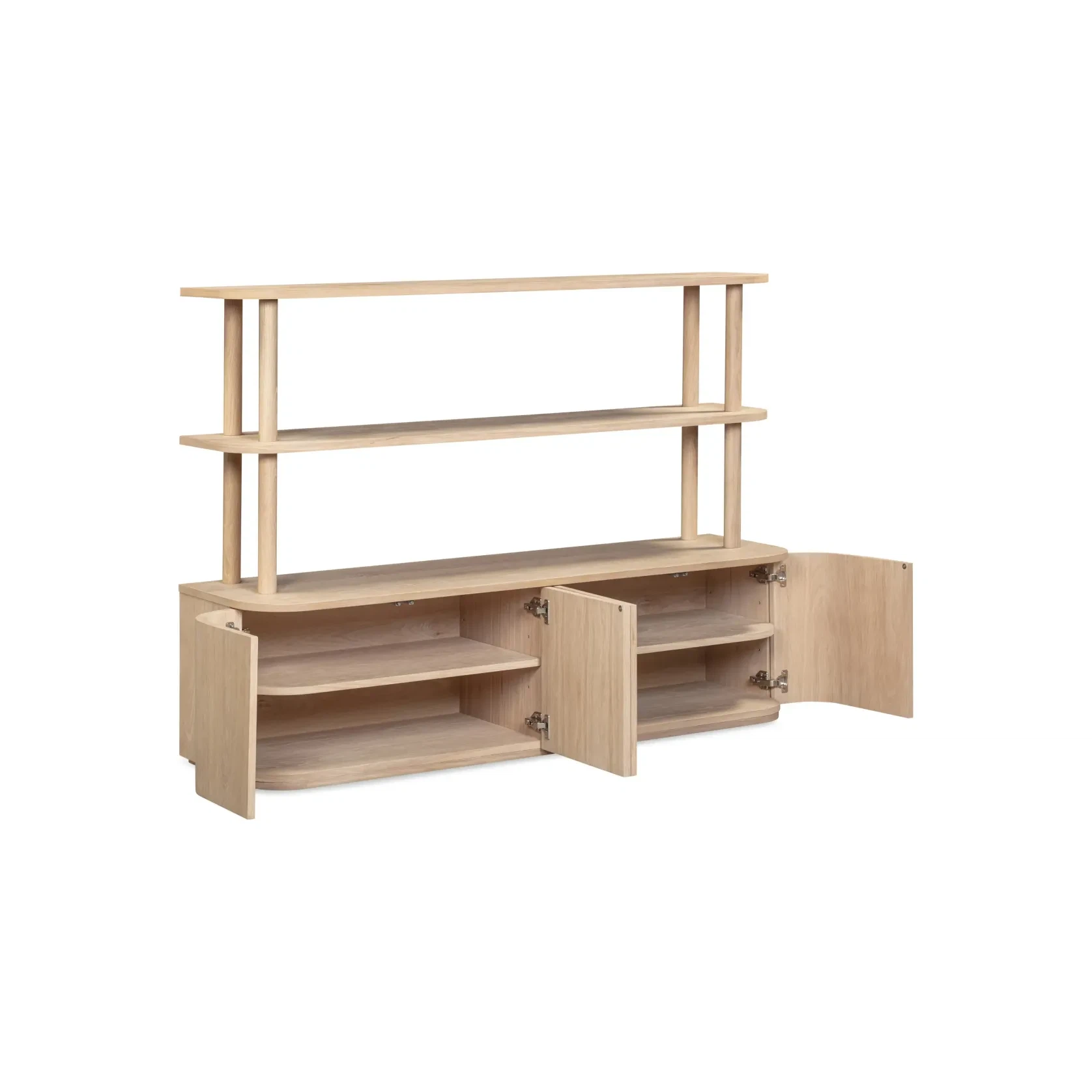 Breeze Shelving Unit Medium - Oak gallery detail image