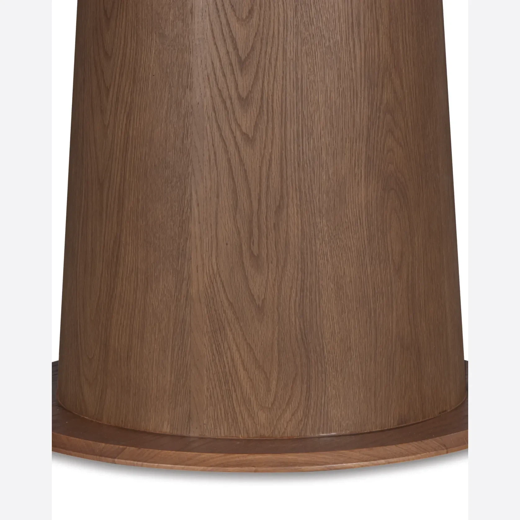 Tone Round Dining Table 120cm - Deep Oak gallery detail image