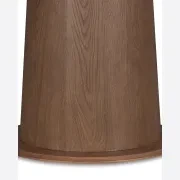 Tone Round Dining Table 120cm - Deep Oak gallery detail image