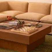 Check Coffee Table - Deep Oak gallery detail image