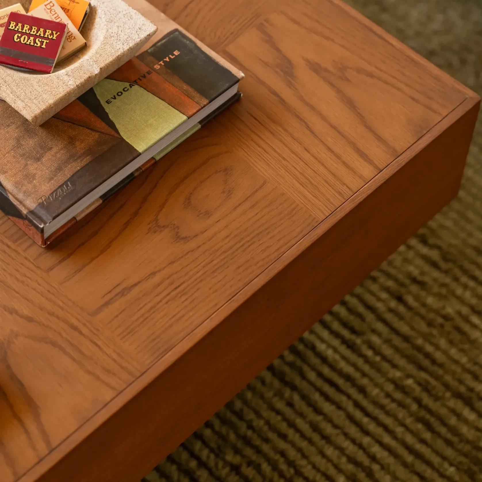 Check Coffee Table - Deep Oak gallery detail image
