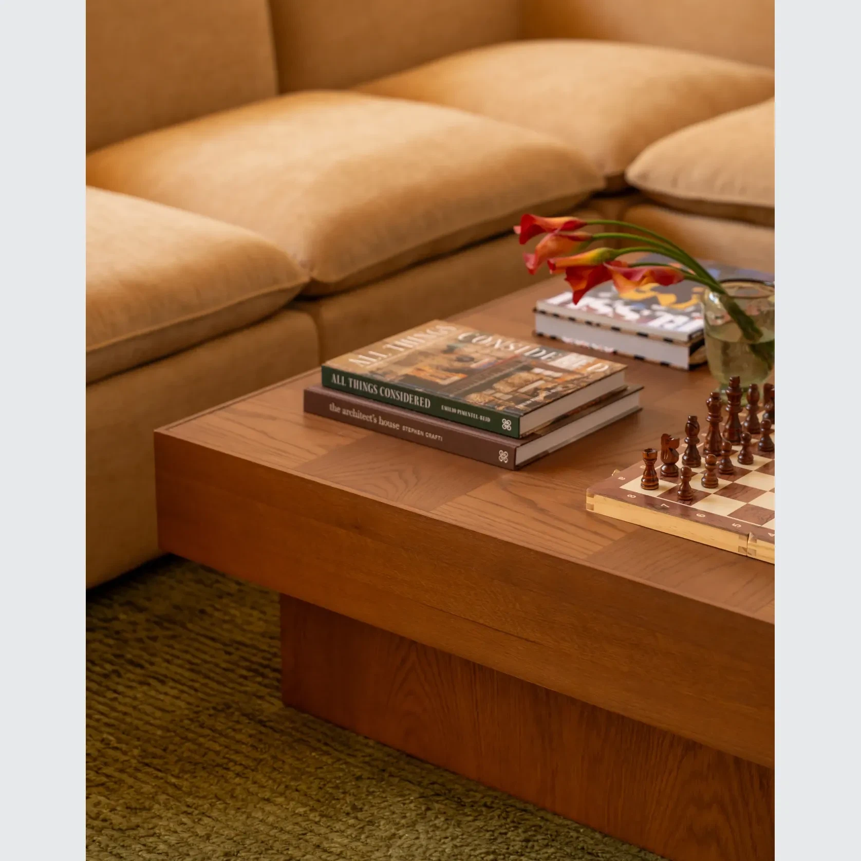 Check Coffee Table - Deep Oak gallery detail image