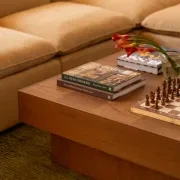 Check Coffee Table - Deep Oak gallery detail image