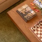 Check Coffee Table - Deep Oak gallery detail image
