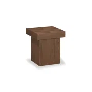 Check Side Table - Deep Oak gallery detail image