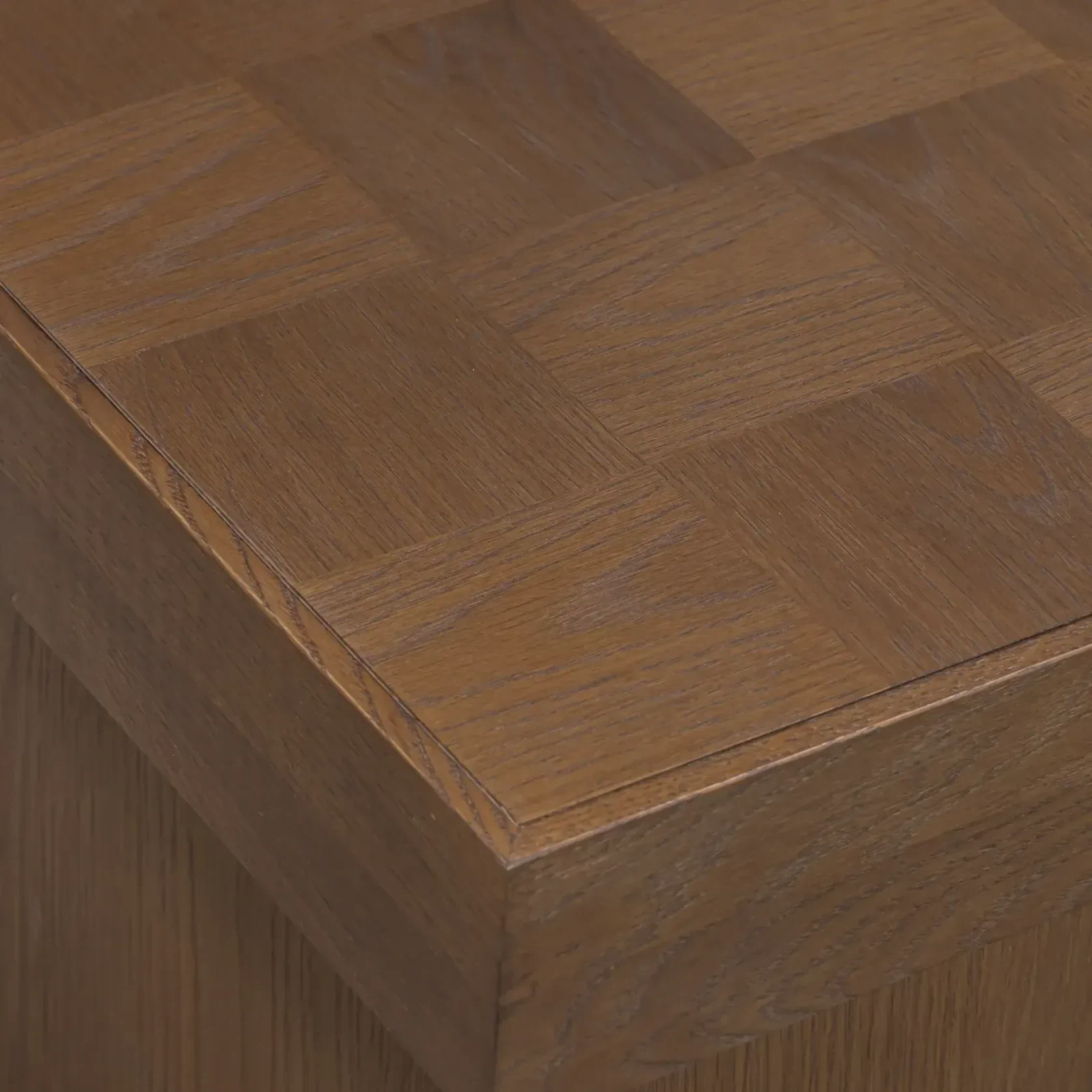 Check Side Table - Deep Oak gallery detail image