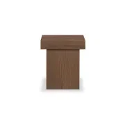 Check Side Table - Deep Oak gallery detail image