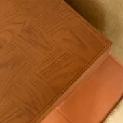 Check Side Table - Deep Oak gallery detail image