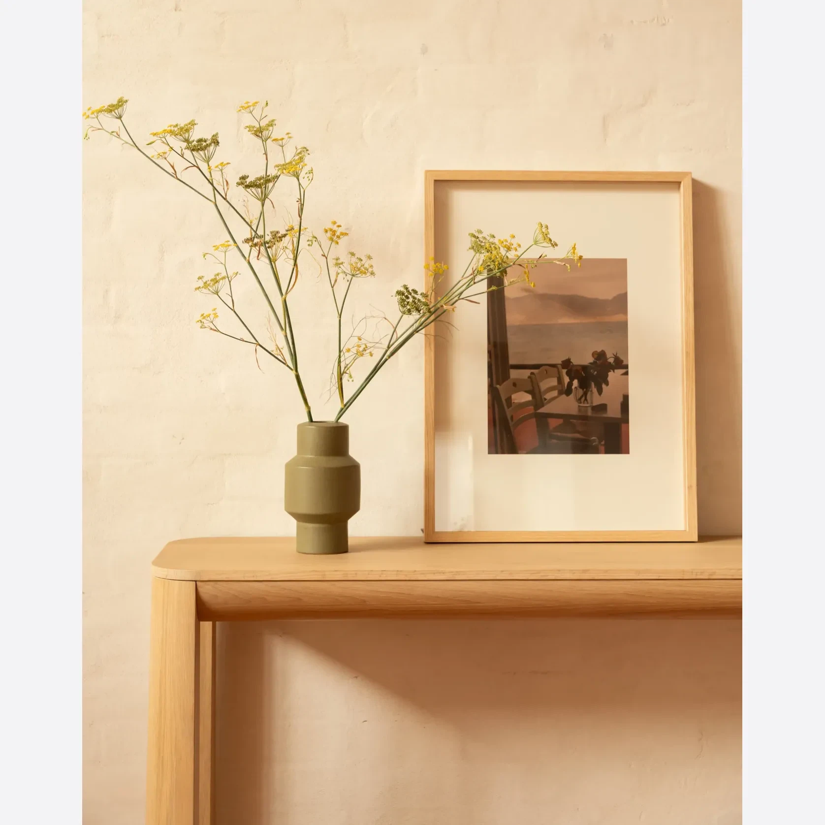 Quart Console Table 170cm - Oak gallery detail image