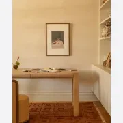 Quart Office Desk - Oak gallery detail image