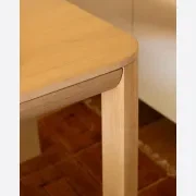 Quart Office Desk - Oak gallery detail image