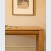 Quart Office Desk - Oak gallery detail image