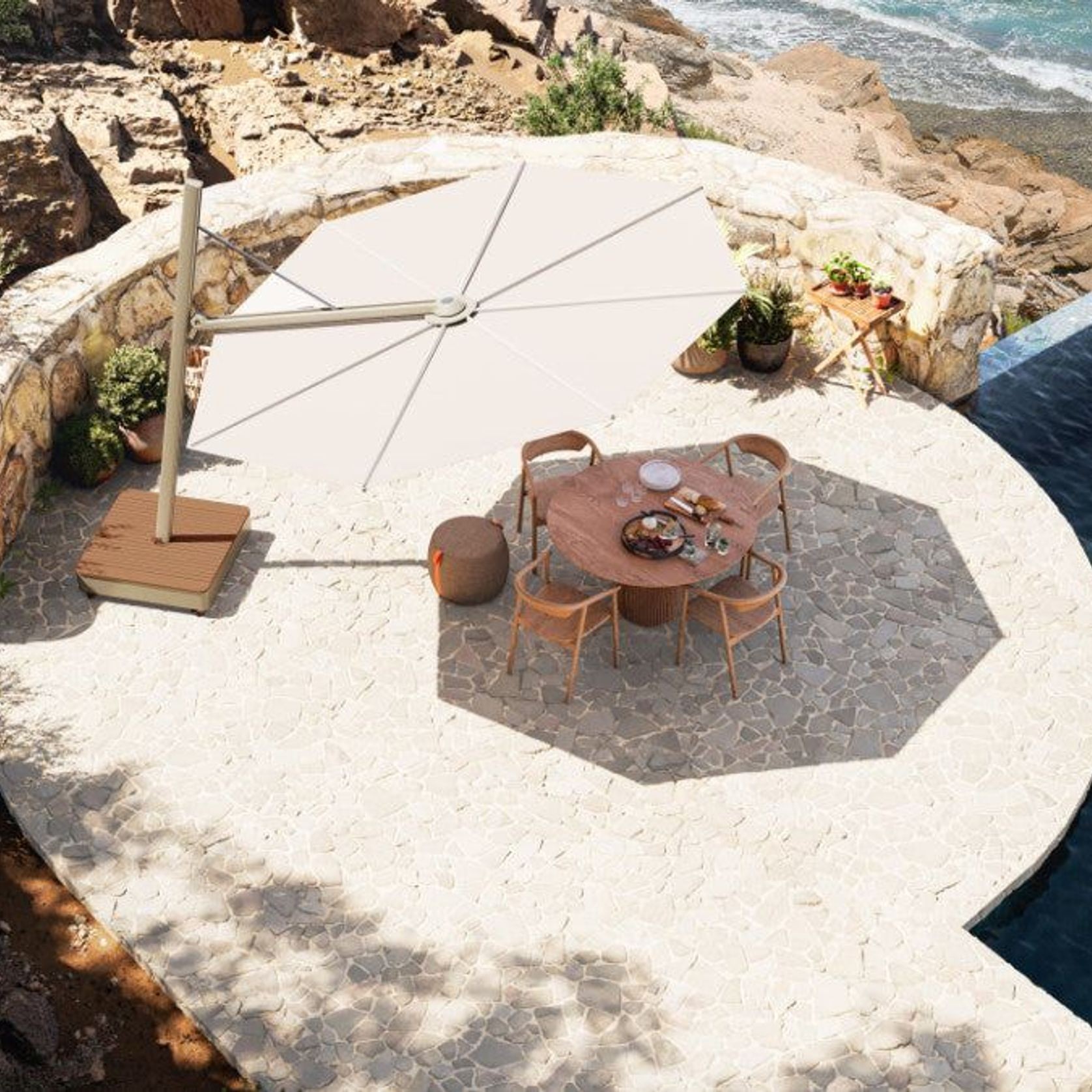 Umbrosa Versa Ux Cantilever Umbrella gallery detail image