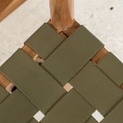 Vivica Dining Chair - Olive Leather gallery detail image