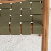 Vivica Dining Chair - Olive Leather gallery detail image
