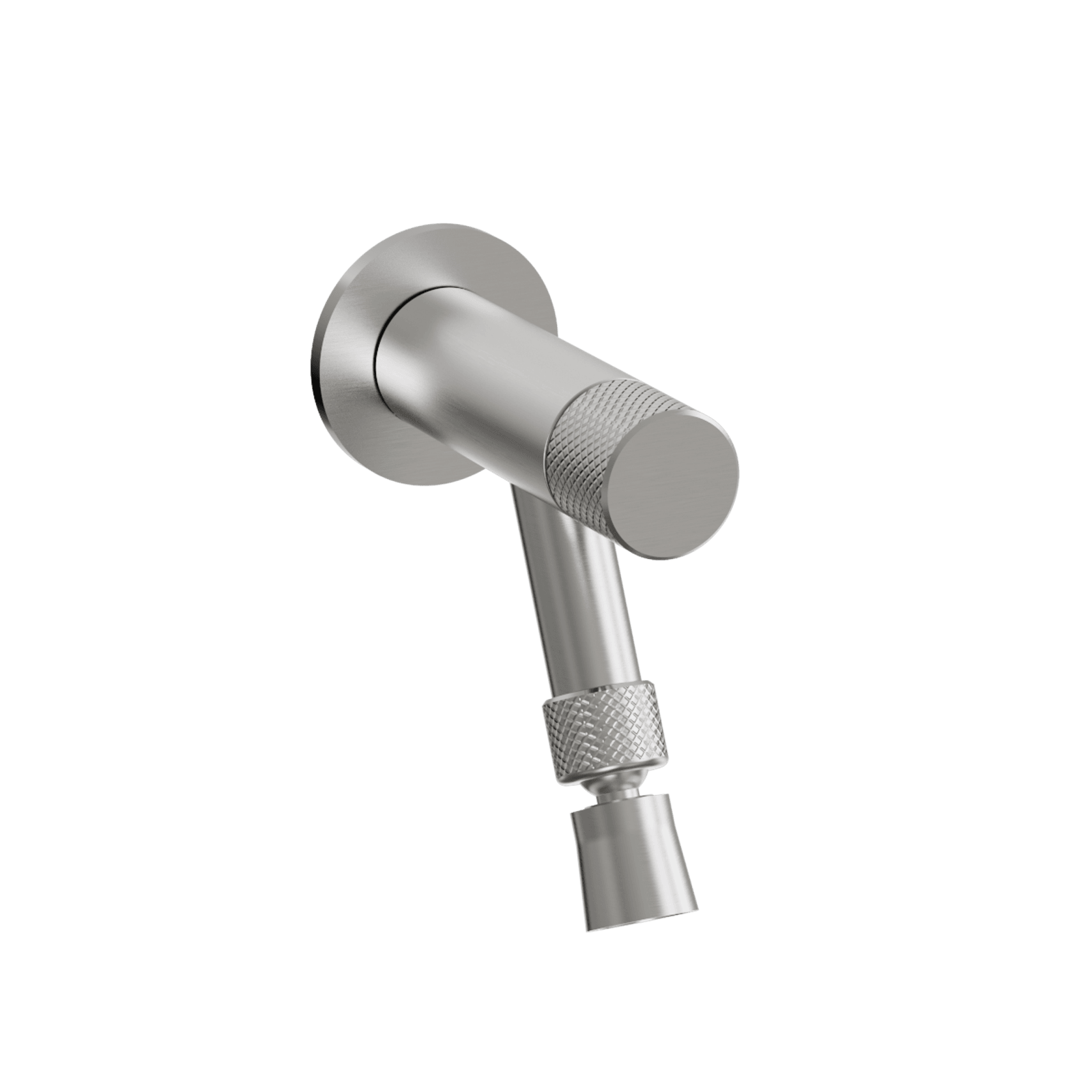 Spring Wall Mount Tap With Foot Shower Polished Stainless Steel gallery detail image