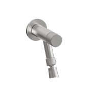 Spring Wall Mount Tap With Foot Shower Polished Stainless Steel gallery detail image