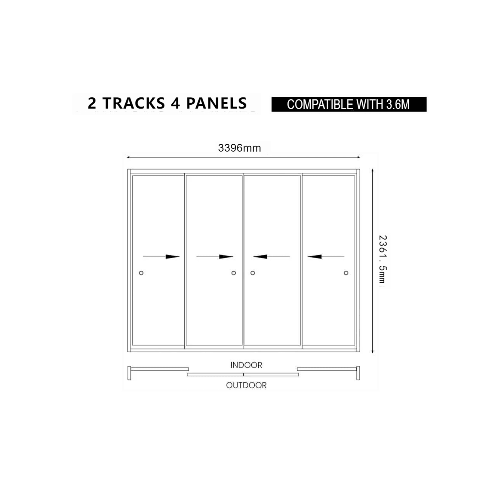 Glass Sliding Door For Waihi & Hahei Pergola gallery detail image