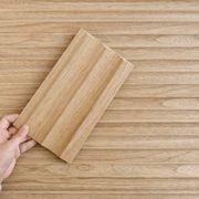 WOODFLEX® FLOW Flexible Wooden Wall Panel - Oak Veneer - 2700mm x 600mm - Wave 37.5mm gallery detail image