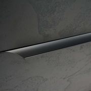DAXTON Black Executive Desk with Right Return 2.4M - Black Concrete gallery detail image