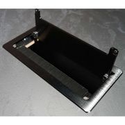 DAXTON Black Executive Desk with Right Return 2.4M - Black Concrete gallery detail image