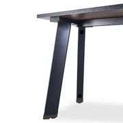 ARTO Single Workstation Desk with Left Cabinet 1.2M - Warm Oak & Black gallery detail image