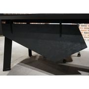 ARTO Black Executive Office Desk with Reversible Return 180-200cm - Black Concrete gallery detail image