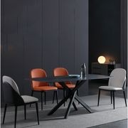 KIANA Sintered Stone Dining Table - 180cm - Black gallery detail image