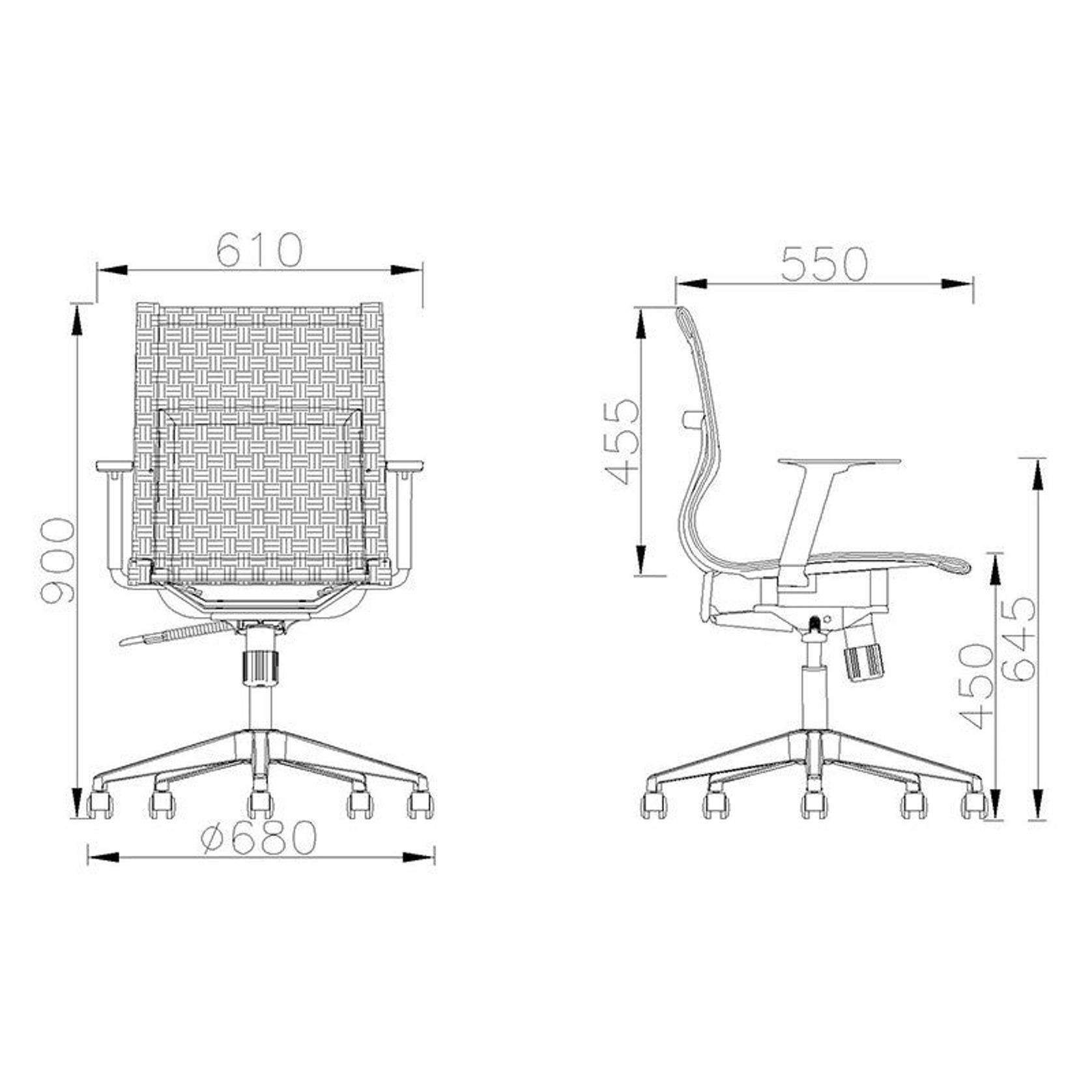 GUSTO Executive Office Chair - Black gallery detail image