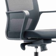 Argo Executive Office Chair with Headrest - Black gallery detail image