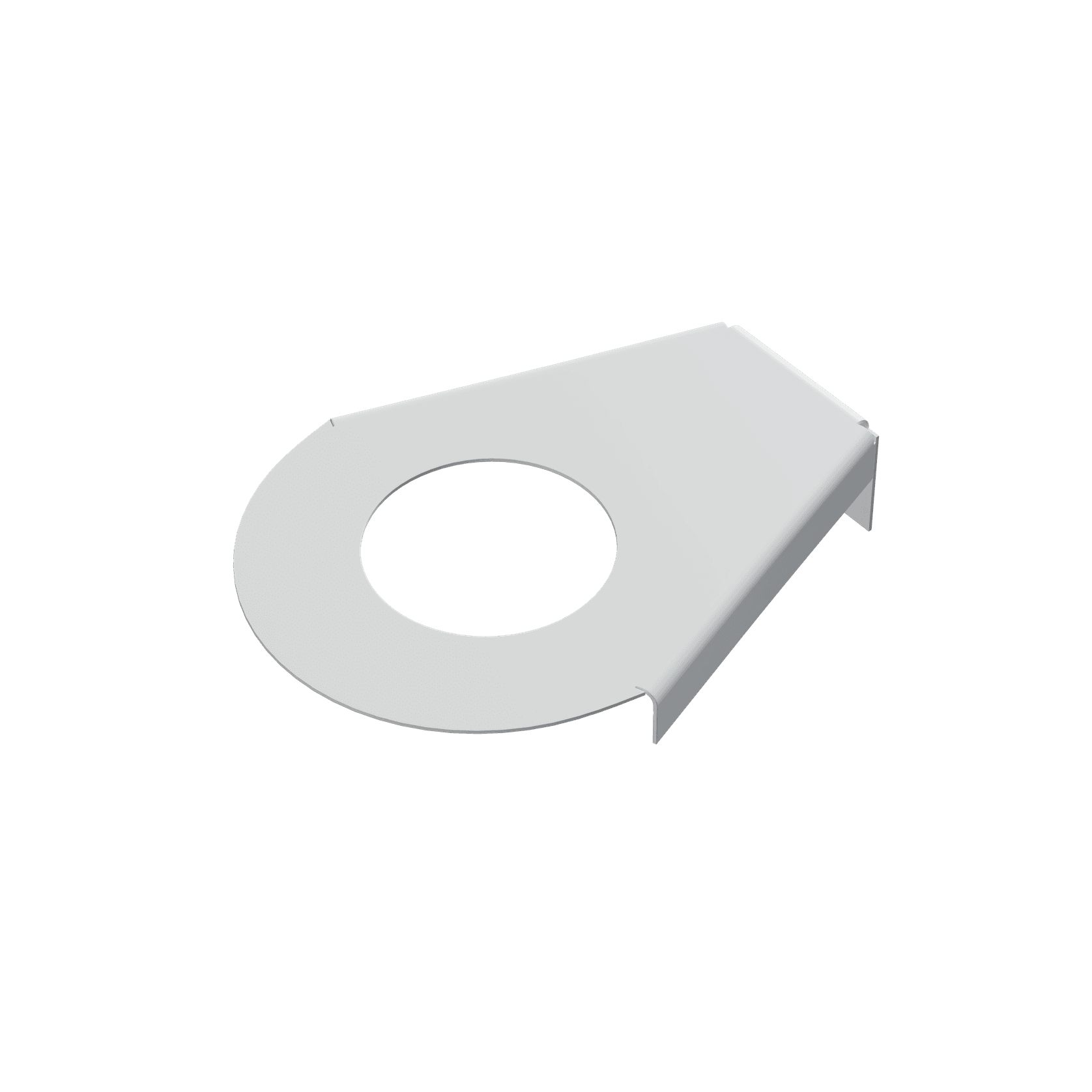 Wall Hung Basin Bracket White gallery detail image