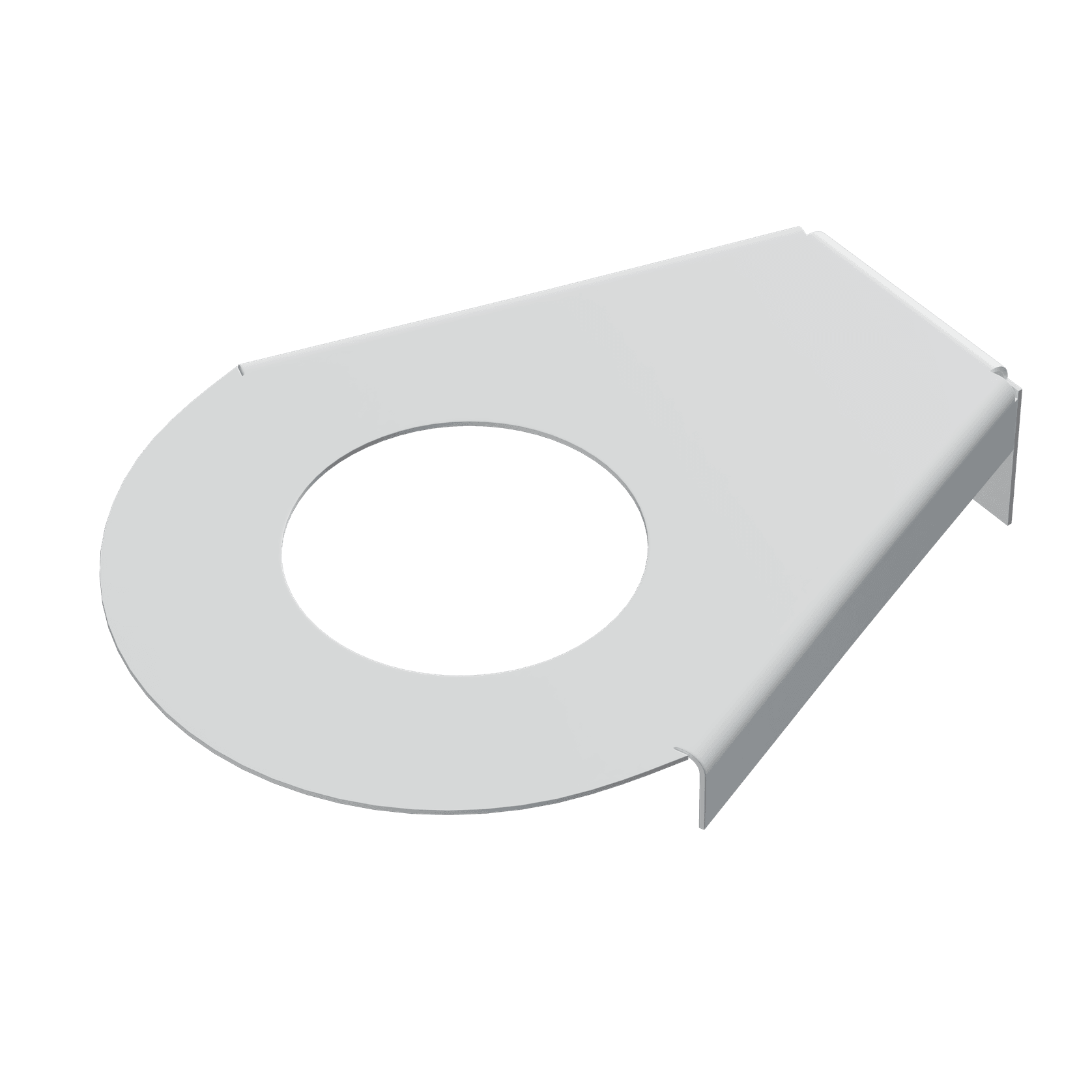 Wall Hung Basin Bracket White gallery detail image