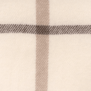 Ruanui Station Lambswool Throw -  Waitoka White & Brown gallery detail image