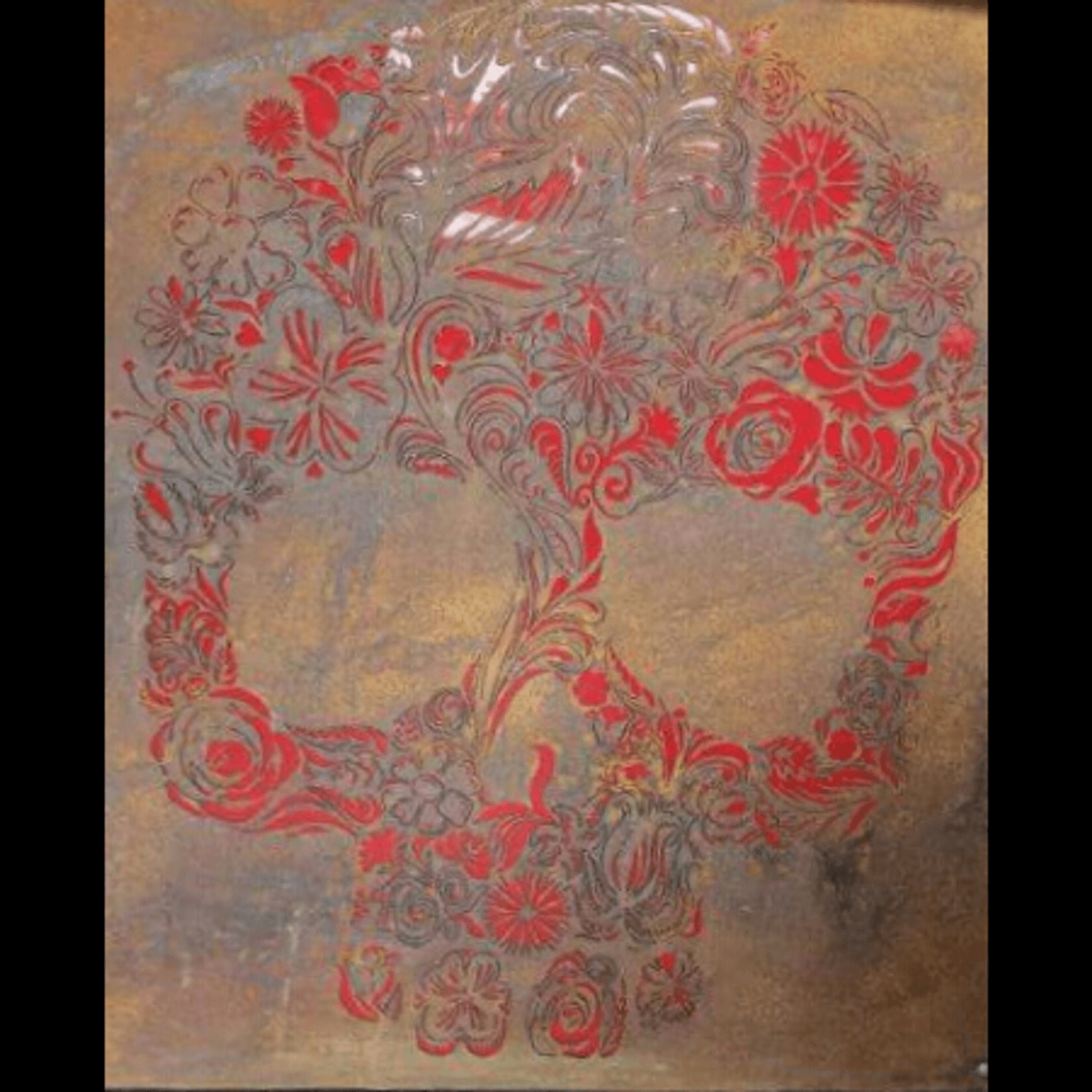 Candy Skull Metal Wall Art ArchiPro AU